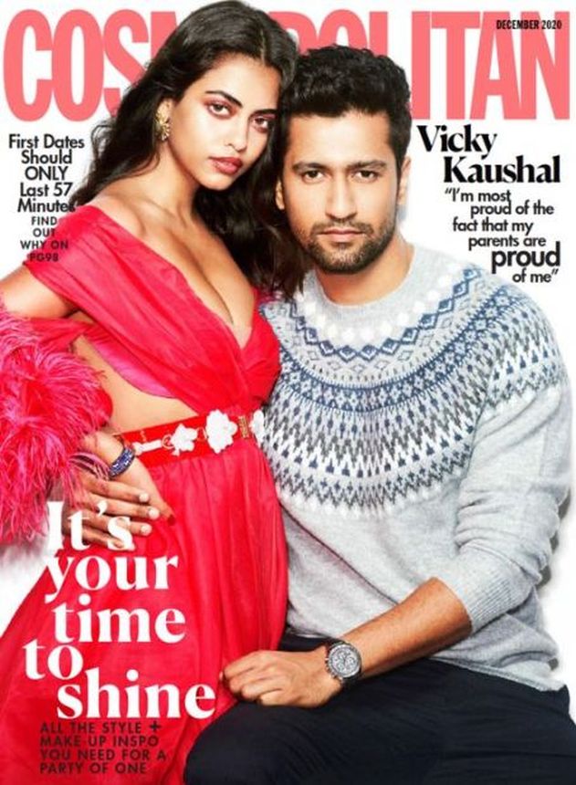 COSMOPOLITAN INDIA magazine side cover  December 2020