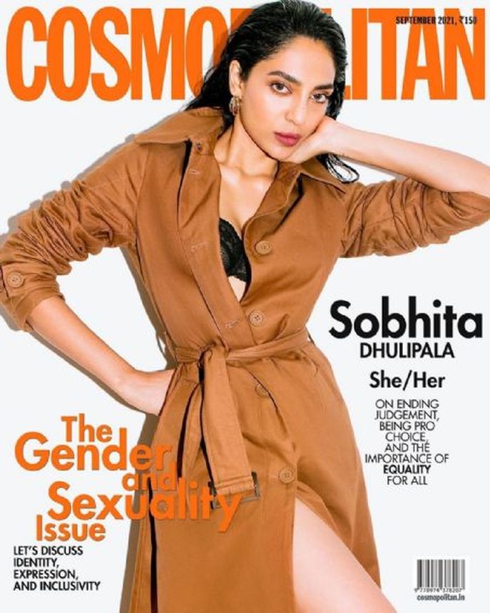 COSMOPOLITAN INDIA magazine side cover  September 2021