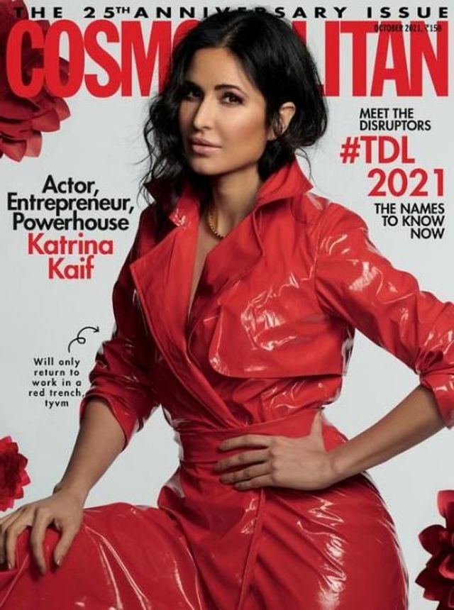 COSMOPOLITAN INDIA magazine side cover  October 2021
