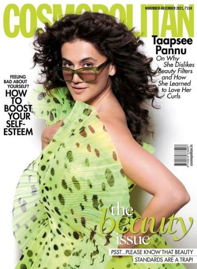 COSMOPOLITAN INDIA magazine side cover  November/December 2021