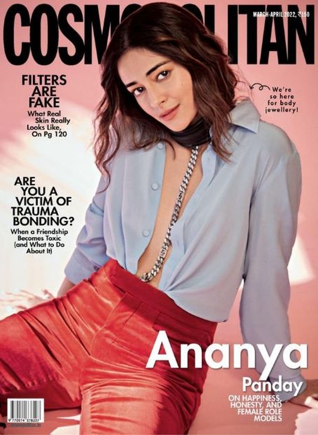 COSMOPOLITAN INDIA magazine side cover  March/April 2022