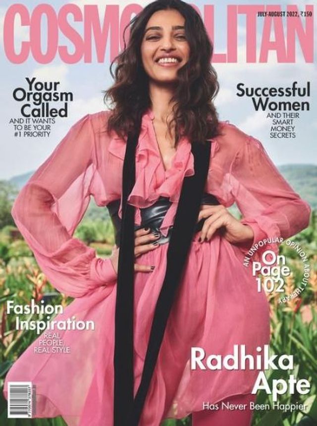 COSMOPOLITAN INDIA magazine side cover  July/August 2022