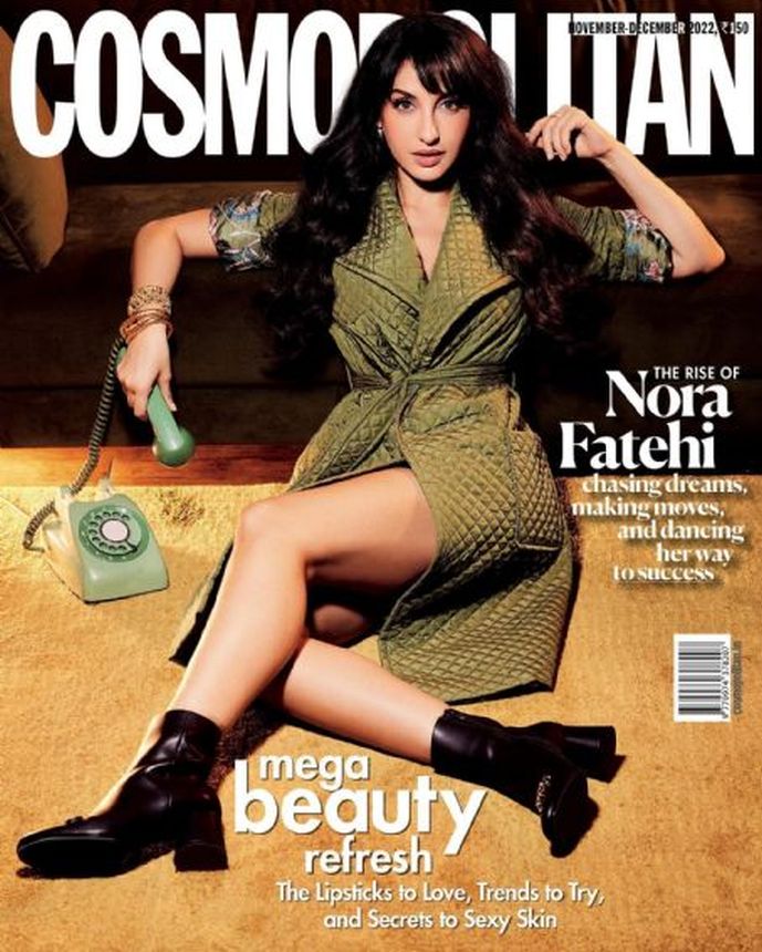 COSMOPOLITAN INDIA magazine side cover  November/December 2022