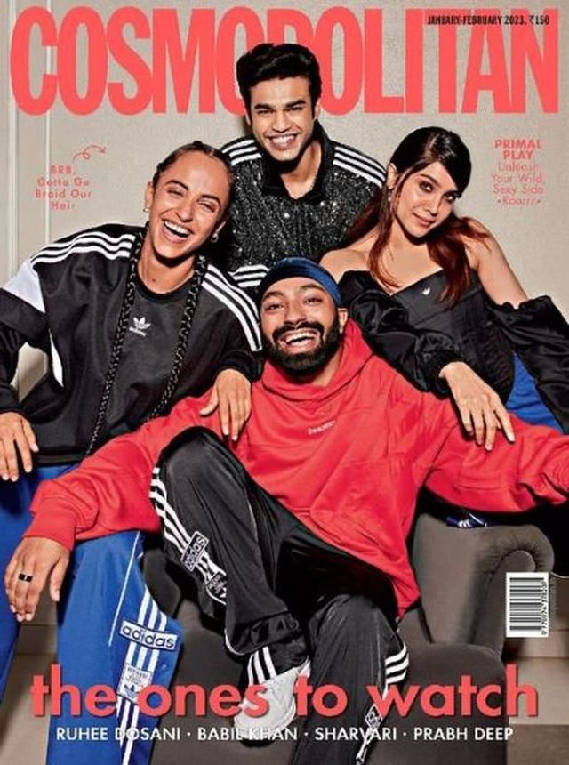 COSMOPOLITAN INDIA magazine side cover  January/February 2023