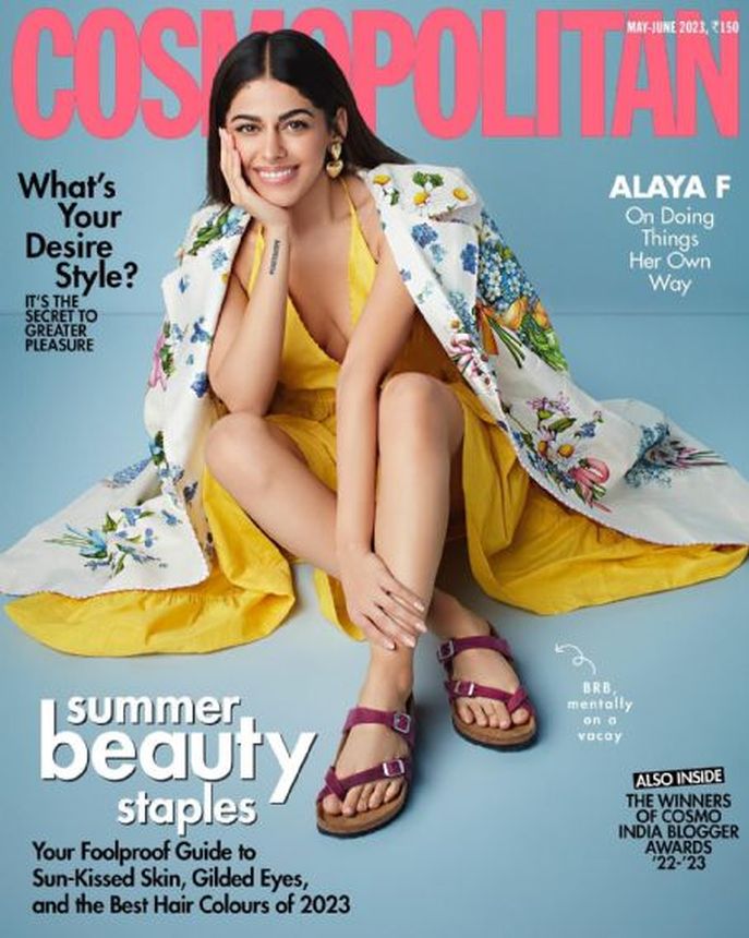 COSMOPOLITAN INDIA magazine side cover  May/June 2023