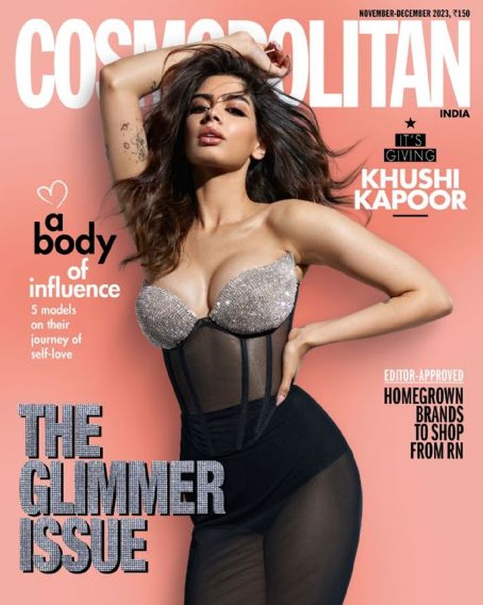 COSMOPOLITAN INDIA magazine side cover  November 2023