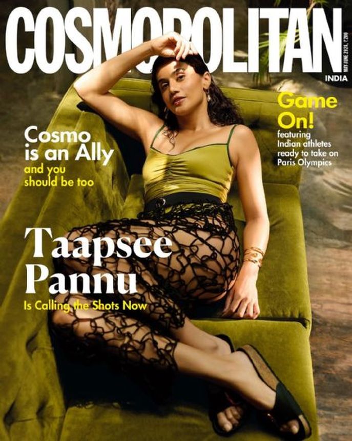 COSMOPOLITAN INDIA magazine side cover  May 2024