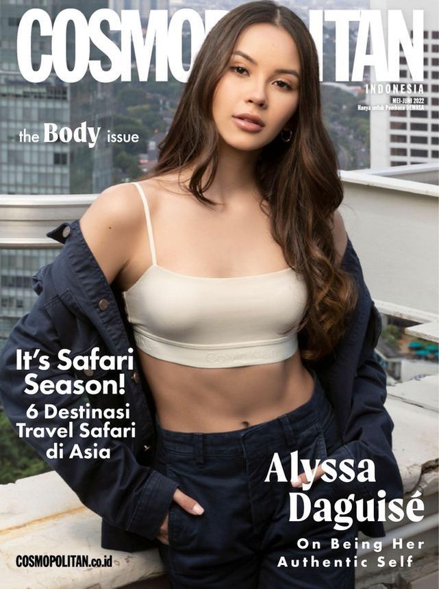 COSMOPOLITAN INDONESIA magazine side cover  May/June 2022