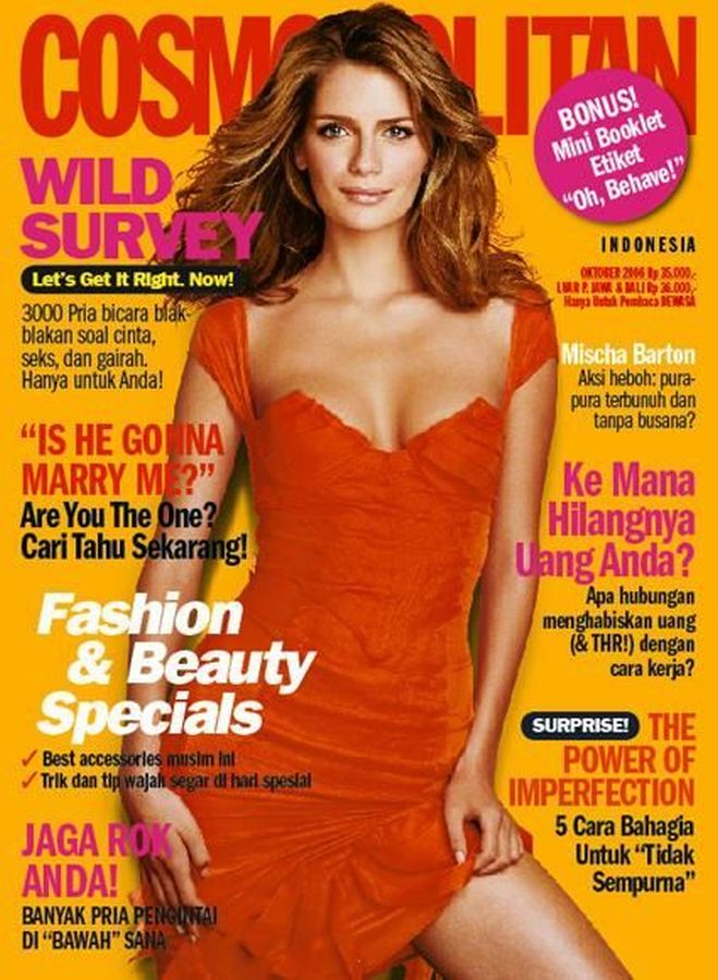 COSMOPOLITAN INDONESIA magazine side cover  October 2006