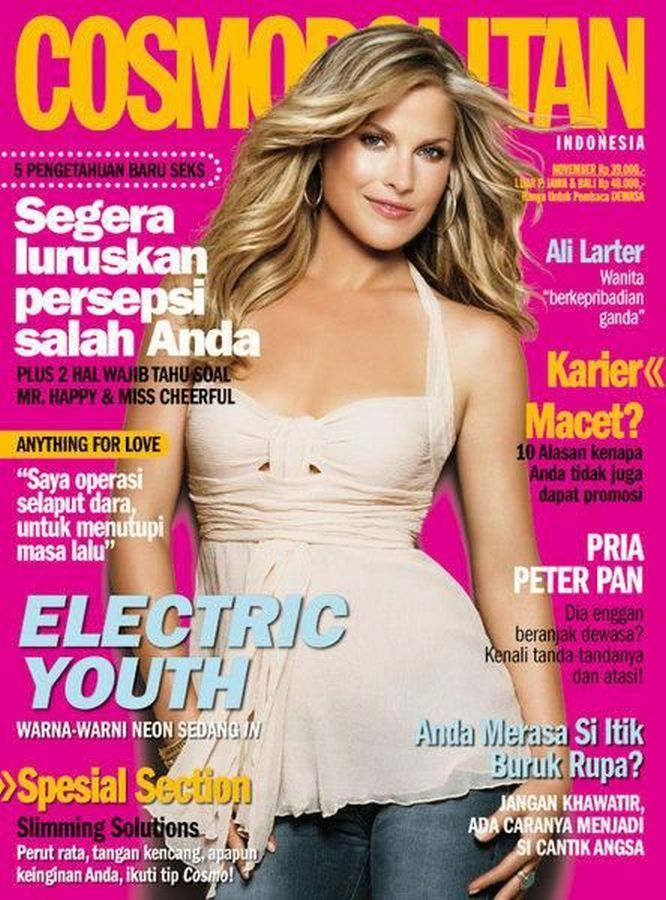 COSMOPOLITAN INDONESIA magazine side cover  November 2007