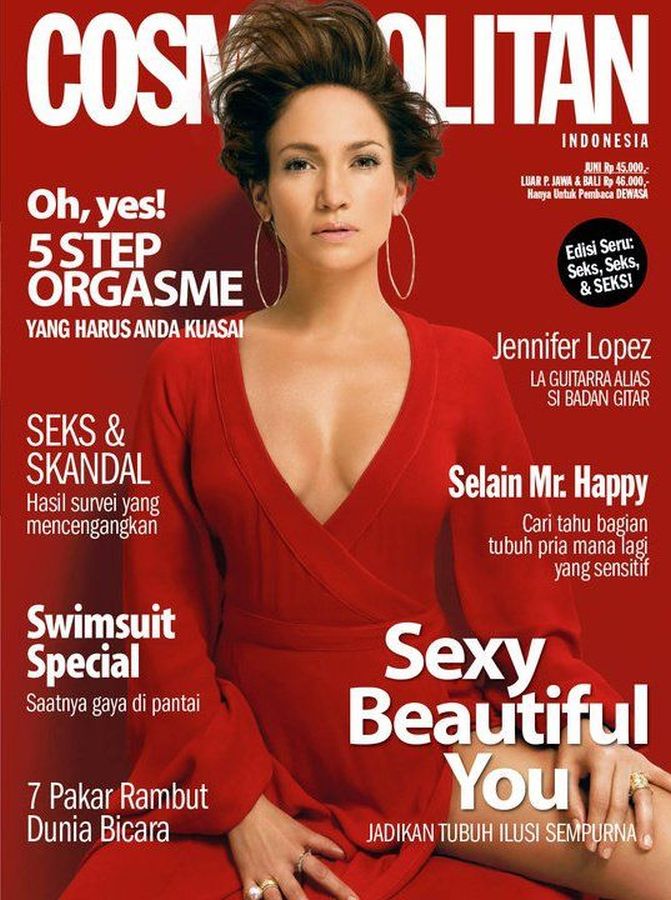 COSMOPOLITAN INDONESIA magazine side cover  June 2010