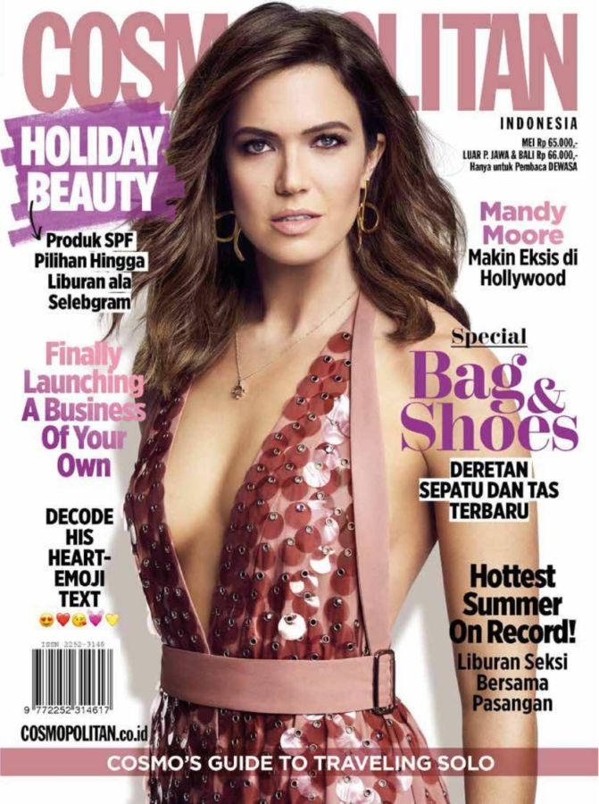 COSMOPOLITAN INDONESIA magazine side cover  May 2018