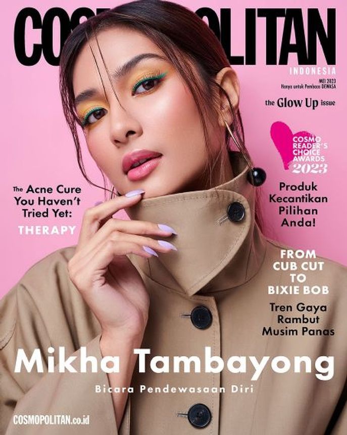 COSMOPOLITAN INDONESIA magazine side cover  May 2023