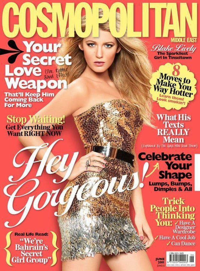 COSMOPOLITAN IRAN magazine side cover  June 2011