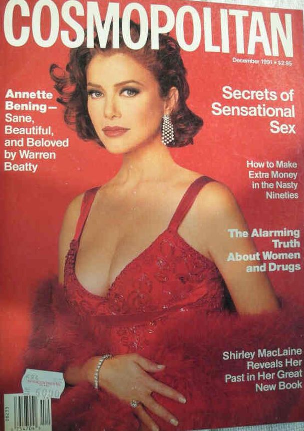 COSMOPOLITAN ITALY magazine side cover  December 1991