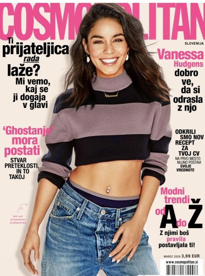 COSMOPOLITAN SLOVENIA magazine side cover  March 2020