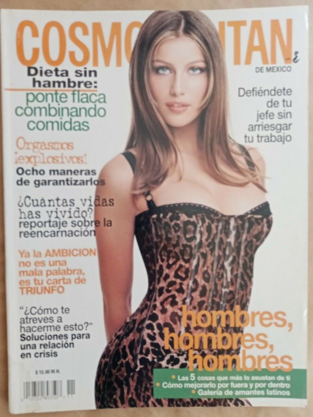 COSMOPOLITAN MEXICO magazine side cover  November 1997