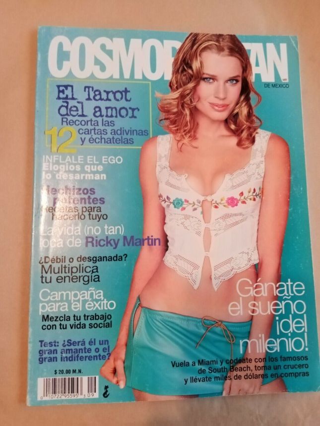 COSMOPOLITAN MEXICO magazine side cover  September 1999