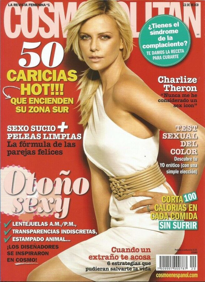 COSMOPOLITAN MEXICO magazine side cover  November 2009