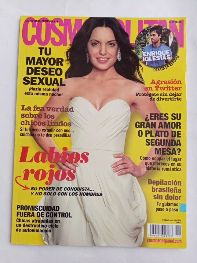 COSMOPOLITAN MEXICO magazine side cover  June 2010
