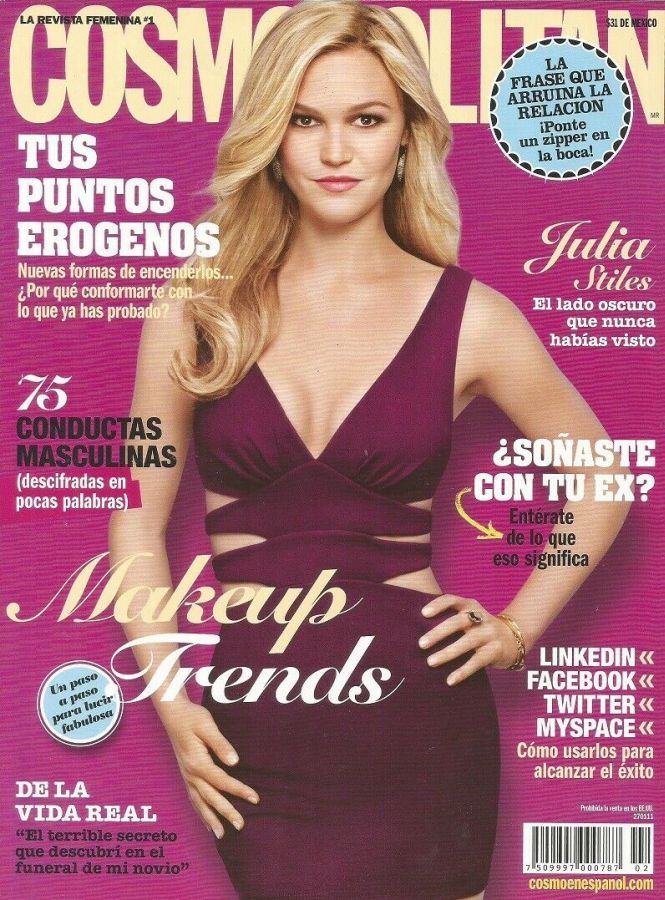 COSMOPOLITAN MEXICO magazine side cover  January 2011