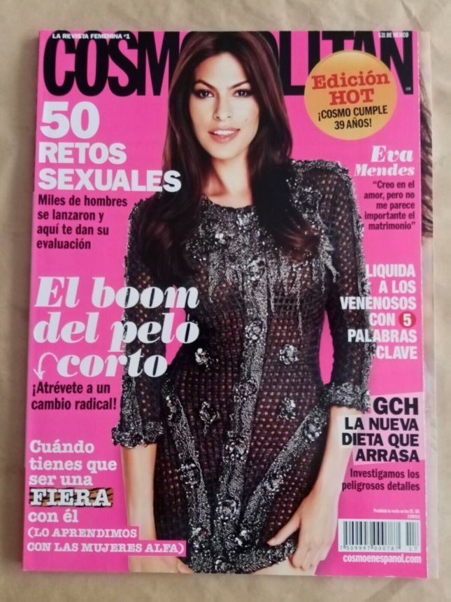 COSMOPOLITAN MEXICO magazine side cover  September 2011