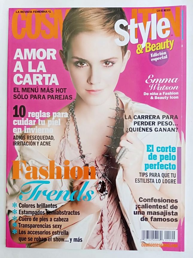 COSMOPOLITAN MEXICO magazine side cover  October 2011