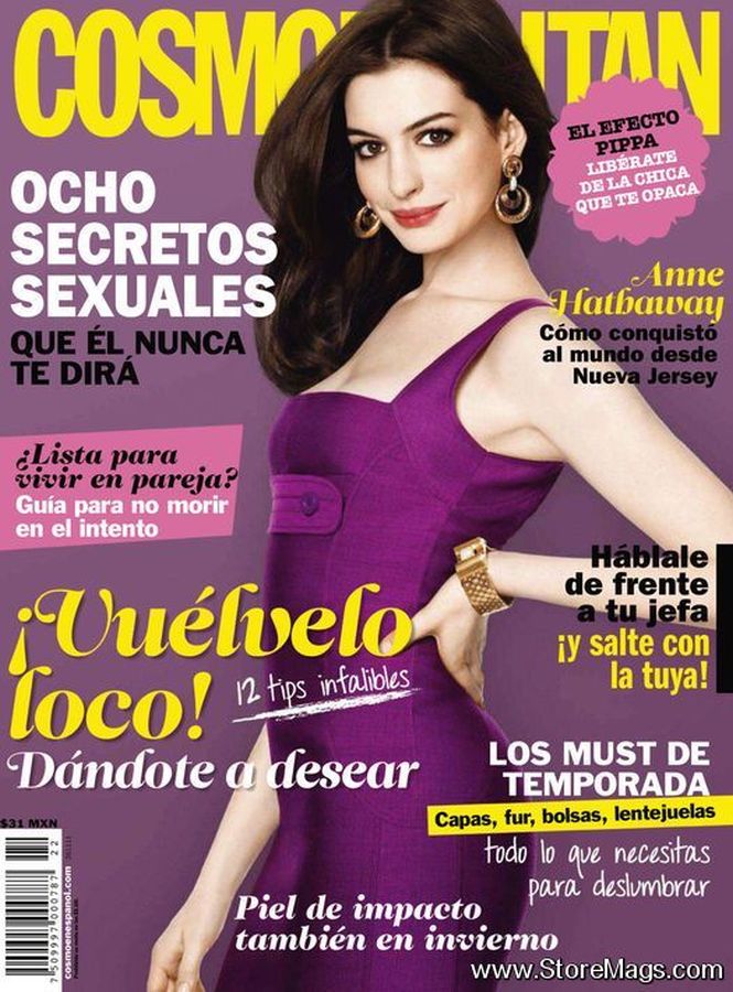 COSMOPOLITAN MEXICO magazine side cover  November 2011
