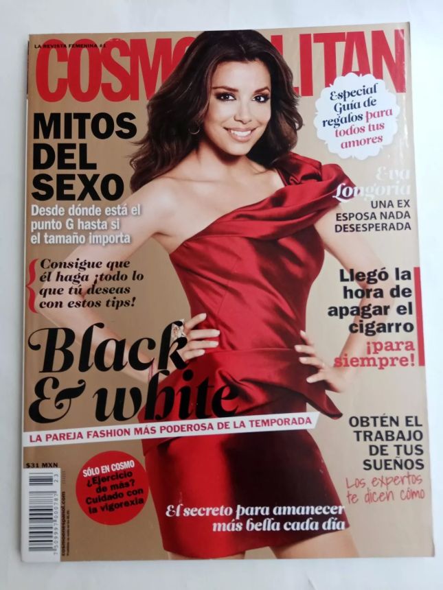 COSMOPOLITAN MEXICO magazine side cover  December 2011