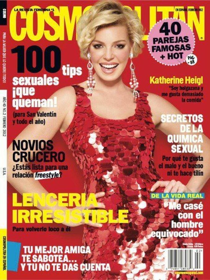 COSMOPOLITAN MEXICO magazine side cover  February 2012