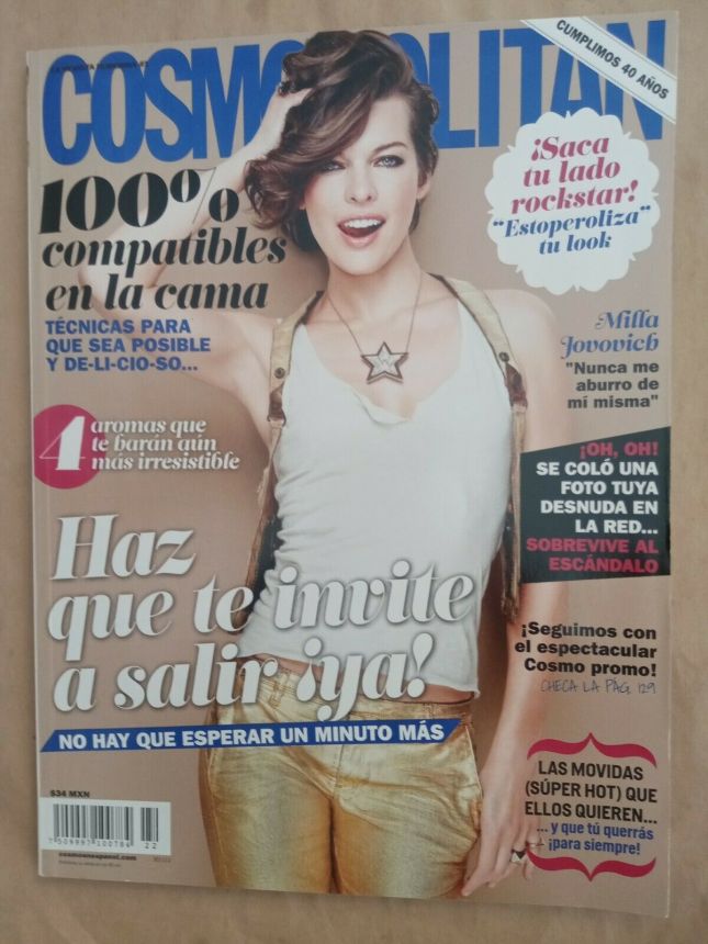 COSMOPOLITAN MEXICO magazine side cover  November 2012