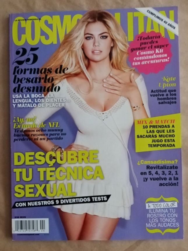 COSMOPOLITAN MEXICO magazine side cover  December 2012