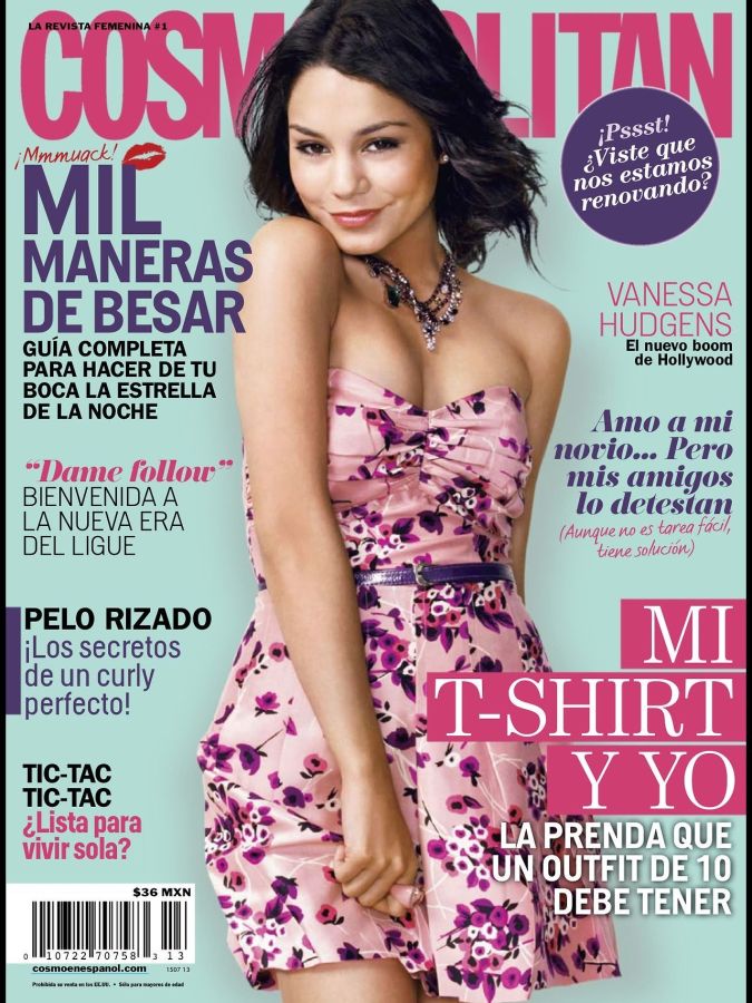 COSMOPOLITAN MEXICO magazine side cover  June 2013