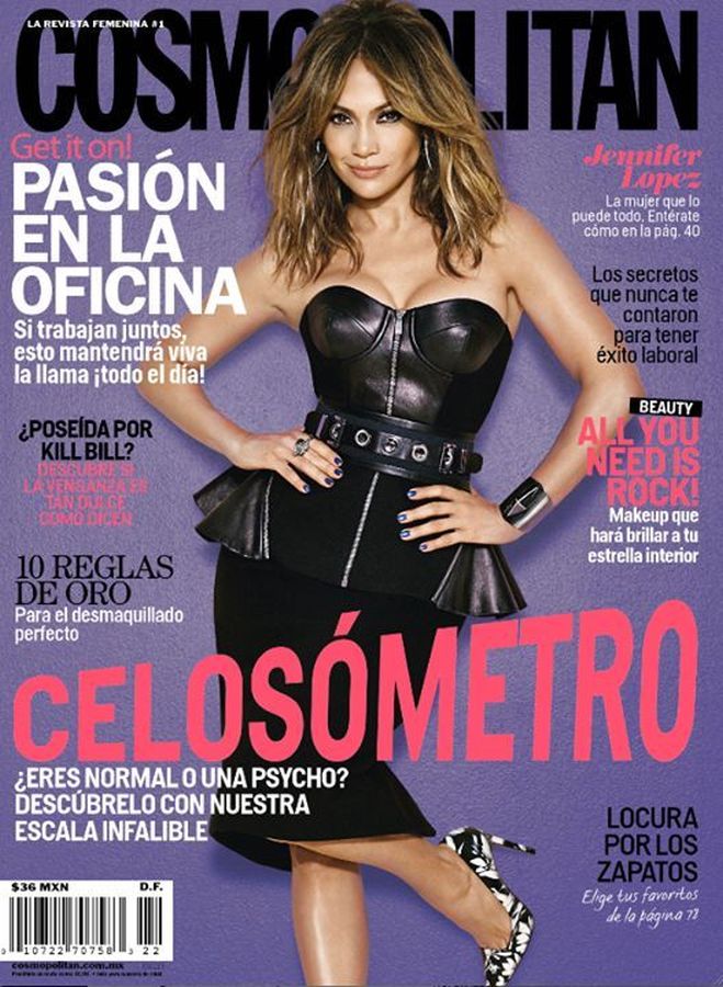 COSMOPOLITAN MEXICO magazine side cover  November 2013