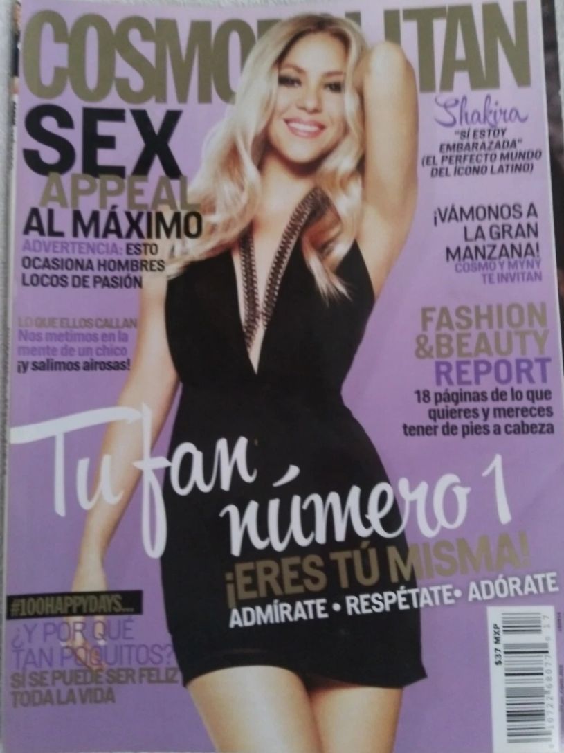 COSMOPOLITAN MEXICO magazine side cover  September 2014