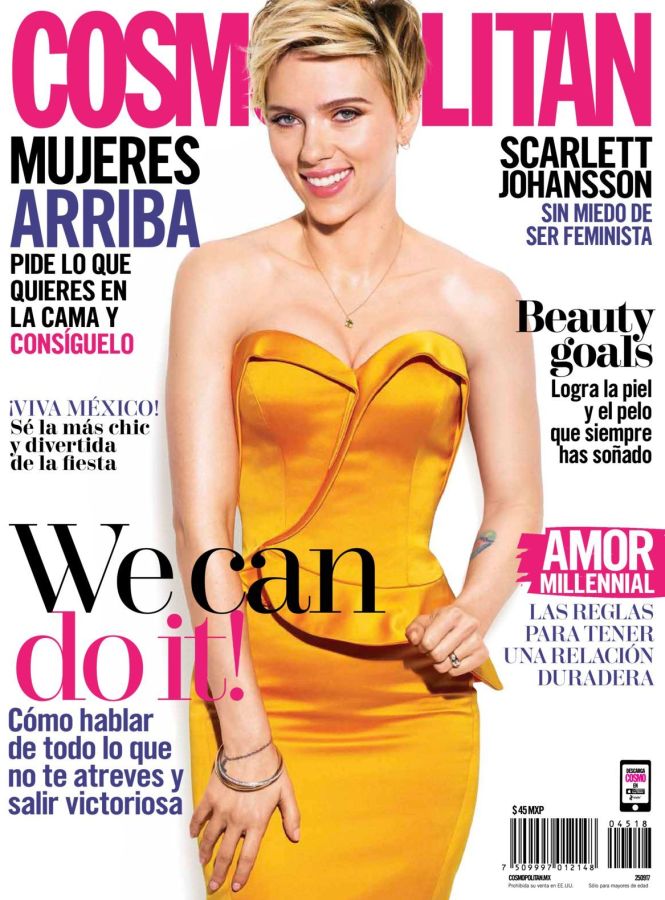 COSMOPOLITAN MEXICO magazine side cover  September 2017