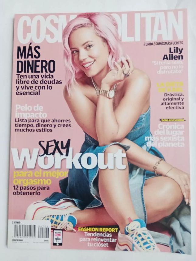 COSMOPOLITAN MEXICO magazine side cover  June 2019