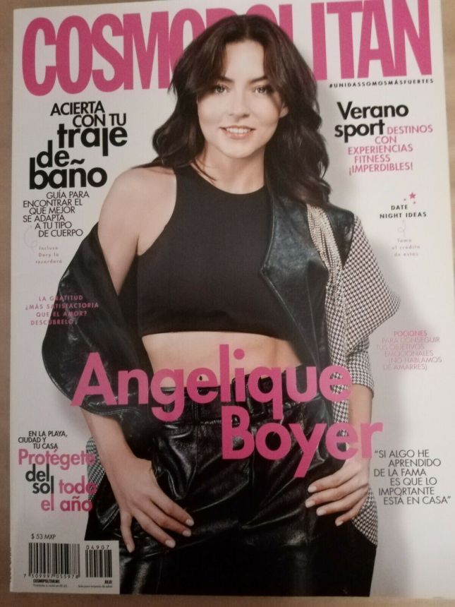 COSMOPOLITAN MEXICO magazine side cover  July 2021