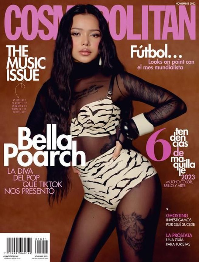 COSMOPOLITAN MEXICO magazine side cover  November 2022
