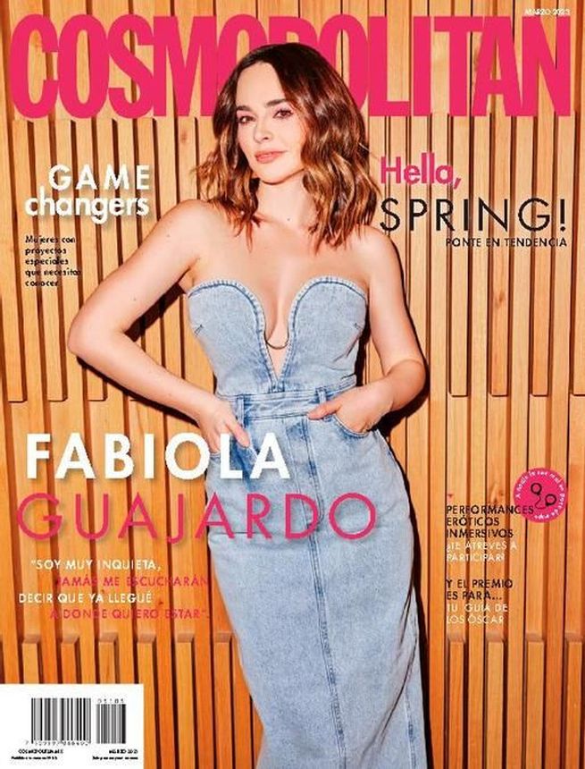 COSMOPOLITAN MEXICO magazine side cover  March 2023