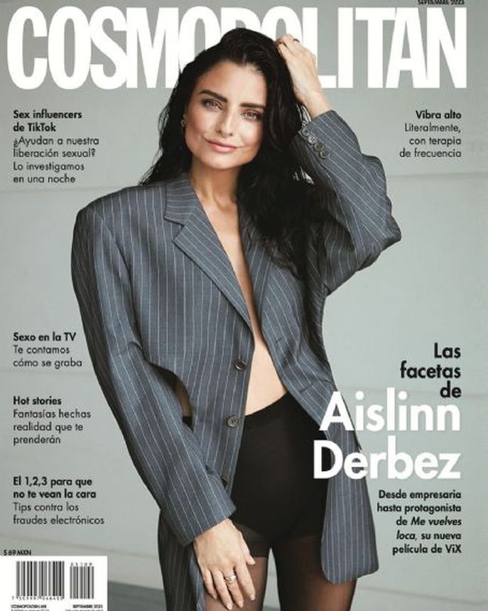 COSMOPOLITAN MEXICO magazine side cover  September 2023