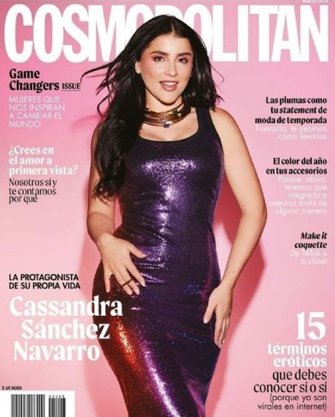 COSMOPOLITAN MEXICO magazine side cover  March 2024