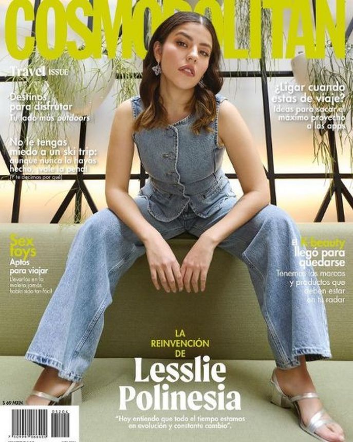 COSMOPOLITAN MEXICO magazine side cover  April 2024