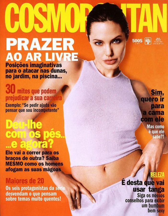 COSMOPOLITAN ARGENTINA magazine side cover  July 2001