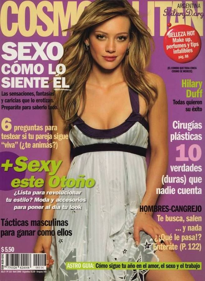 COSMOPOLITAN ARGENTINA magazine side cover  April 2006
