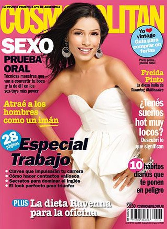 COSMOPOLITAN ARGENTINA magazine side cover  May 2009