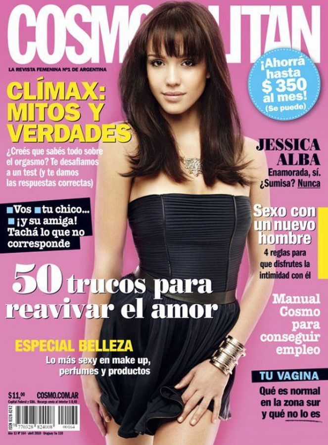 COSMOPOLITAN ARGENTINA magazine side cover  April 2010
