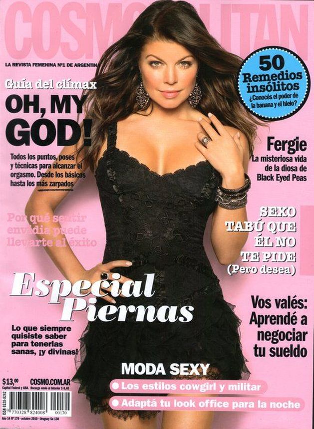 COSMOPOLITAN ARGENTINA magazine side cover  October 2010
