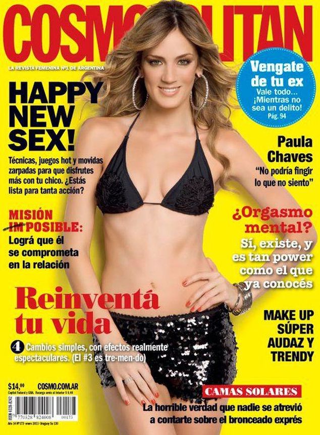 COSMOPOLITAN ARGENTINA magazine side cover  January 2011
