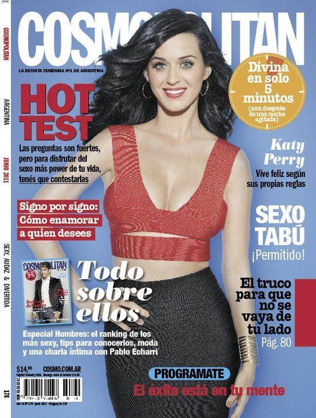 COSMOPOLITAN ARGENTINA magazine side cover  June 2011